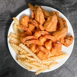 6. Shrimp and Wings Combo